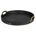 Hickory Black Textured Tray